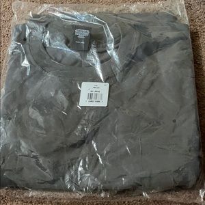 3x gray Hanes beefy t tshirt with pocket